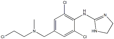 CHLOROETHYLCLONIDINE Struktur