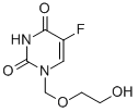 1-[(2'-HYDROXYETHOXY)-METHYL]-5-FLUOROURACIL Struktur