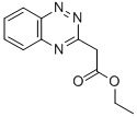 Ethyl 1,2,4-benzotriazine-3-acetate Struktur