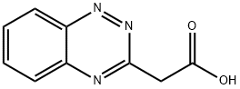 1,2,4-Benzotriazine-3-acetic acid Struktur