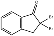 2,2-DIBROMO-1-INDANONE Struktur