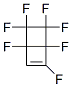 1,2,4,5,5,6,6-Heptafluorobicyclo[2.2.0]hex-2-ene Struktur