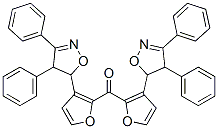 4,5-Dihydro-3,4-diphenylisoxazol-5-yl(2-furanyl) ketone Struktur