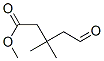 methyl 3,3-dimethyl-5-oxovalerate Struktur