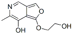 Furo[3,4-c]pyridin-7-ol, 1-(2-hydroxyethoxy)-6-methyl- (9CI) Struktur