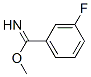 Benzenecarboximidic acid, 3-fluoro-, methyl ester (9CI) Struktur