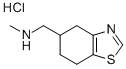 4,5,6,7-Tetrahydro-N-methyl-5-benzothiazolemethanamine hydrochloride Struktur