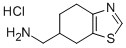 4,5,6,7-Tetrahydro-6-benzothiazolemethanamine hydrochloride Struktur