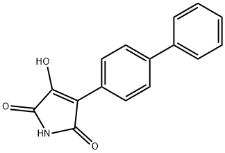 3-(1,1'-Biphenyl-4-yl)-4-hydroxy-1H-pyrrole-2,5-dione Struktur