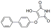 3-[(1,1'-Biphenyl)-4-yloxy]-4-hydroxy-1H-pyrrole-2,5-dione Struktur