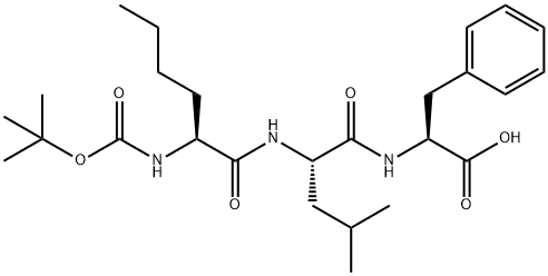 N-T-BOC-NLE-LEU-PHE Struktur