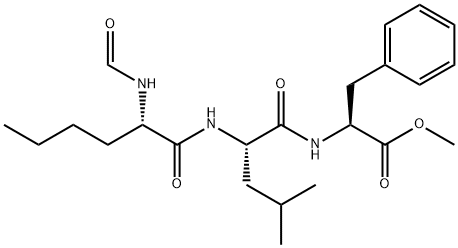 N-FORMYL-NLE-LEU-PHE METHYL ESTER Struktur