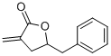 5-BENZYL-3-METHYLENE-DIHYDRO-FURAN-2-ONE Struktur