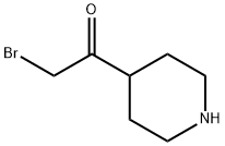 Ethanone, 2-bromo-1-(4-piperidinyl)- (9CI) Struktur