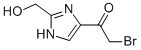 Ethanone, 2-bromo-1-[2-(hydroxymethyl)-1H-imidazol-4-yl]- (9CI) Struktur