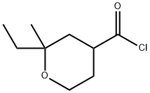 2H-Pyran-4-carbonylchloride,2-ethyltetrahydro-2-methyl-(9CI) Struktur