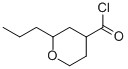 2H-Pyran-4-carbonylchloride,tetrahydro-2-propyl-(9CI) Struktur