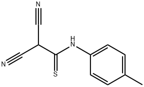 Ethanethioamide, 2,2-dicyano-N-(4-methylphenyl)- (9CI) Struktur