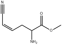 4-Pentenoicacid,2-amino-5-cyano-,methylester,(Z)-(9CI) Struktur