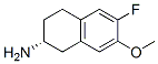 2-Naphthalenamine,6-fluoro-1,2,3,4-tetrahydro-7-methoxy-,(2R)-(9CI) Struktur