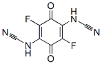 Cyanamide, (2,5-difluoro-3,6-dioxo-1,4-cyclohexadiene-1,4-diyl)bis- (9CI) Struktur