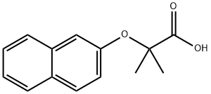 2-METHYL-2-(2-NAPHTHYLOXY)PROPANOIC ACID Struktur