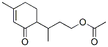 6-[3-(Acetyloxy)-1-methylpropyl]-3-methyl-2-cyclohexen-1-one Struktur