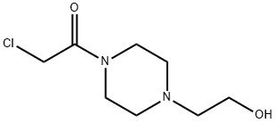 1-Piperazineethanol, 4-(chloroacetyl)- (9CI) Struktur