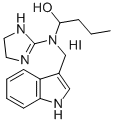 1-((4,5-Dihydro-1H-imidazol-2-yl)(1H-indol-3-ylmethyl)amino)-1-butanol  monohydroiodide Struktur