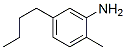 Benzenamine,  5-butyl-2-methyl- Struktur