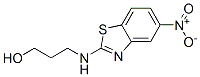 3-[(5-nitrobenzothiazol-2-yl)amino]propanol Struktur