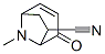 8-Azabicyclo[3.2.1]oct-2-ene-6-carbonitrile,8-methyl-4-oxo-,endo-(9CI) Struktur