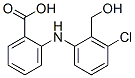 N-(3-chloro-2-hydroxymethylphenyl)anthranilic acid Struktur