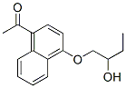 4-(2-Hydroxybutoxy)-1-naphthalenylethanone Struktur