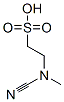 Ethanesulfonic acid, 2-(cyanomethylamino)- (9CI) Struktur