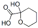 2H-Pyran-2-carboxylic acid, tetrahydro-2-hydroxy- (9CI) Struktur