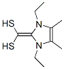 Methanedithiol, (1,3-diethyl-1,3-dihydro-4,5-dimethyl-2H-imidazol-2-ylidene)- (9CI) Struktur