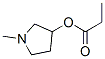 3-Pyrrolidinol,1-methyl-,propanoate(ester)(9CI) Struktur