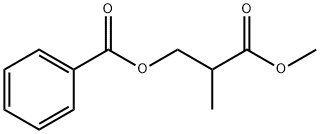 3-(Benzoyloxy)-2-methylpropionic acid methyl ester Struktur