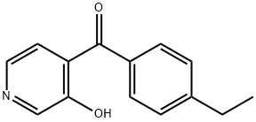 Methanone, (4-ethylphenyl)(3-hydroxy-4-pyridinyl)- (9CI) Struktur