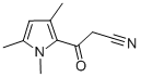 1H-Pyrrole-2-propanenitrile,1,3,5-trimethyl--bta--oxo-(9CI) Struktur