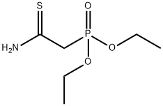 Diethoxyphosphinyl thioamide Struktur