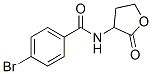 p-Bromo-N-(2-oxotetrahydrofuran-3-yl)benzamide Struktur