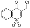 3-(chloromethyl)thiochromone 1,1-dioxide Struktur