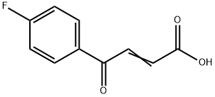 Z-4-(4-FLUORO-PHENYL)-4-OXO-BUT-2-ENOIC ACID Struktur