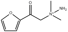 Hydrazinium, 1-[2-(2-furanyl)-2-oxoethyl]-1,1-dimethyl- (9CI) Struktur