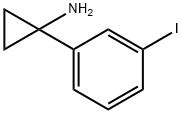 Cyclopropanamine, 1-(3-iodophenyl)- Struktur