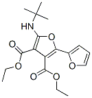 [2,2-Bifuran]-3,4-dicarboxylic  acid,  5-[(1,1-dimethylethyl)amino]-,  diethyl  ester  (9CI) Struktur