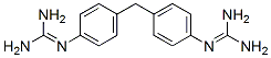 2,2'-[Methylenebis(p-phenylene)]bis(guanidine) Struktur