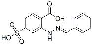 2-Benzilidene hydraiino-4-sulfo benzoic acid Struktur